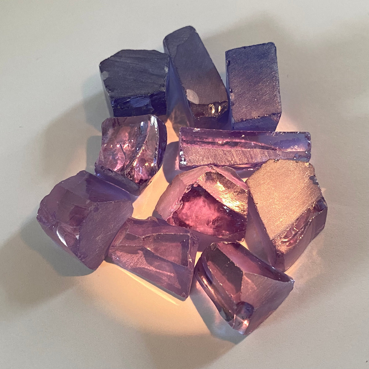 Color Shift CZ #4 Pink/Blue/Purple