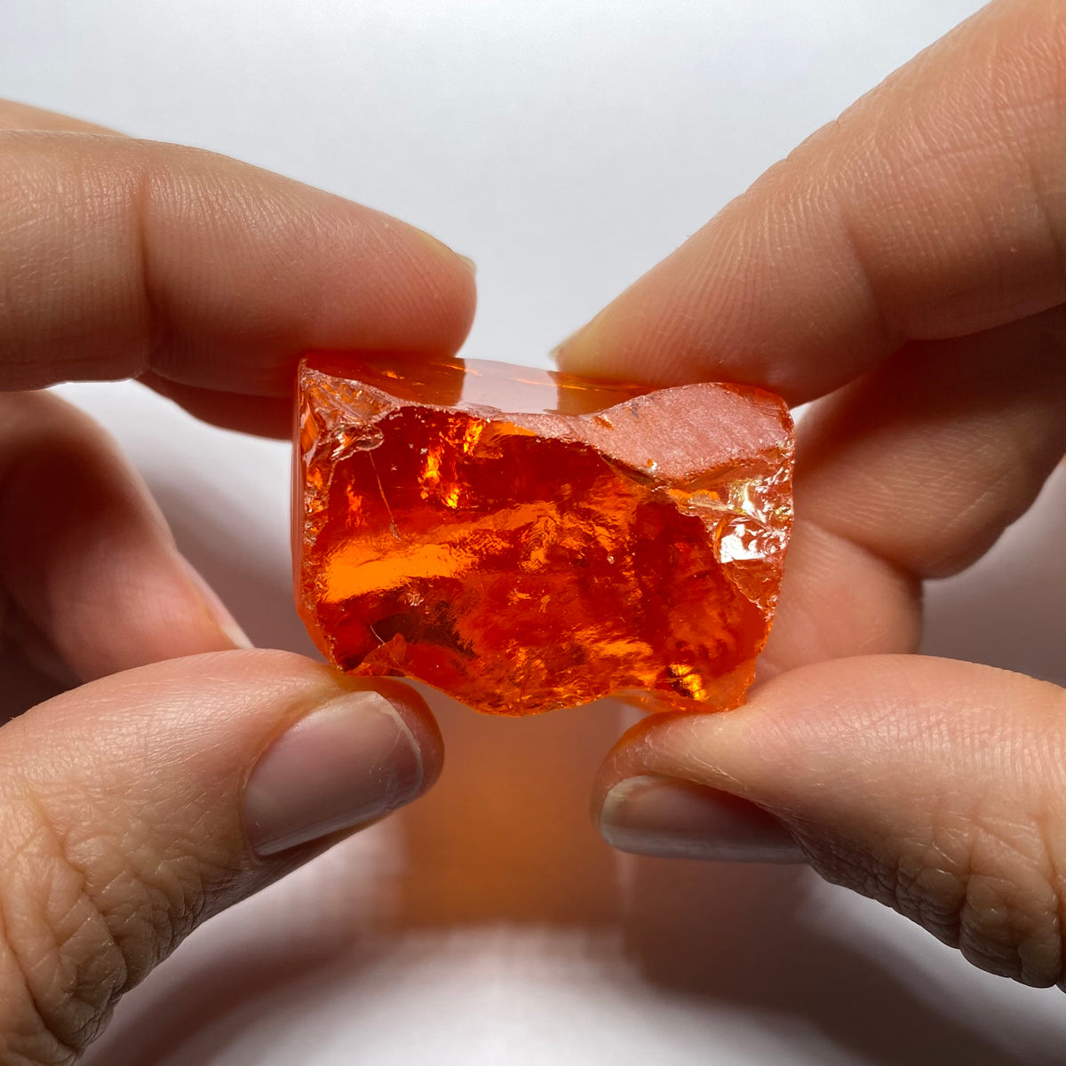 Medium Papaya Cubic Zirconia