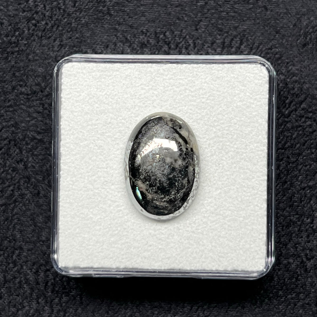 Silver/Cobalt Ore Cabochon