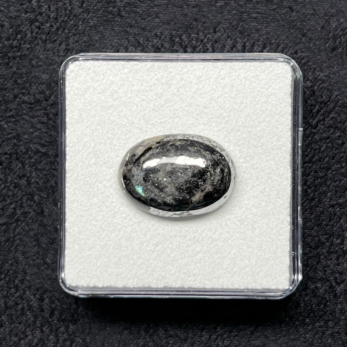 Silver/Cobalt Ore Cabochon