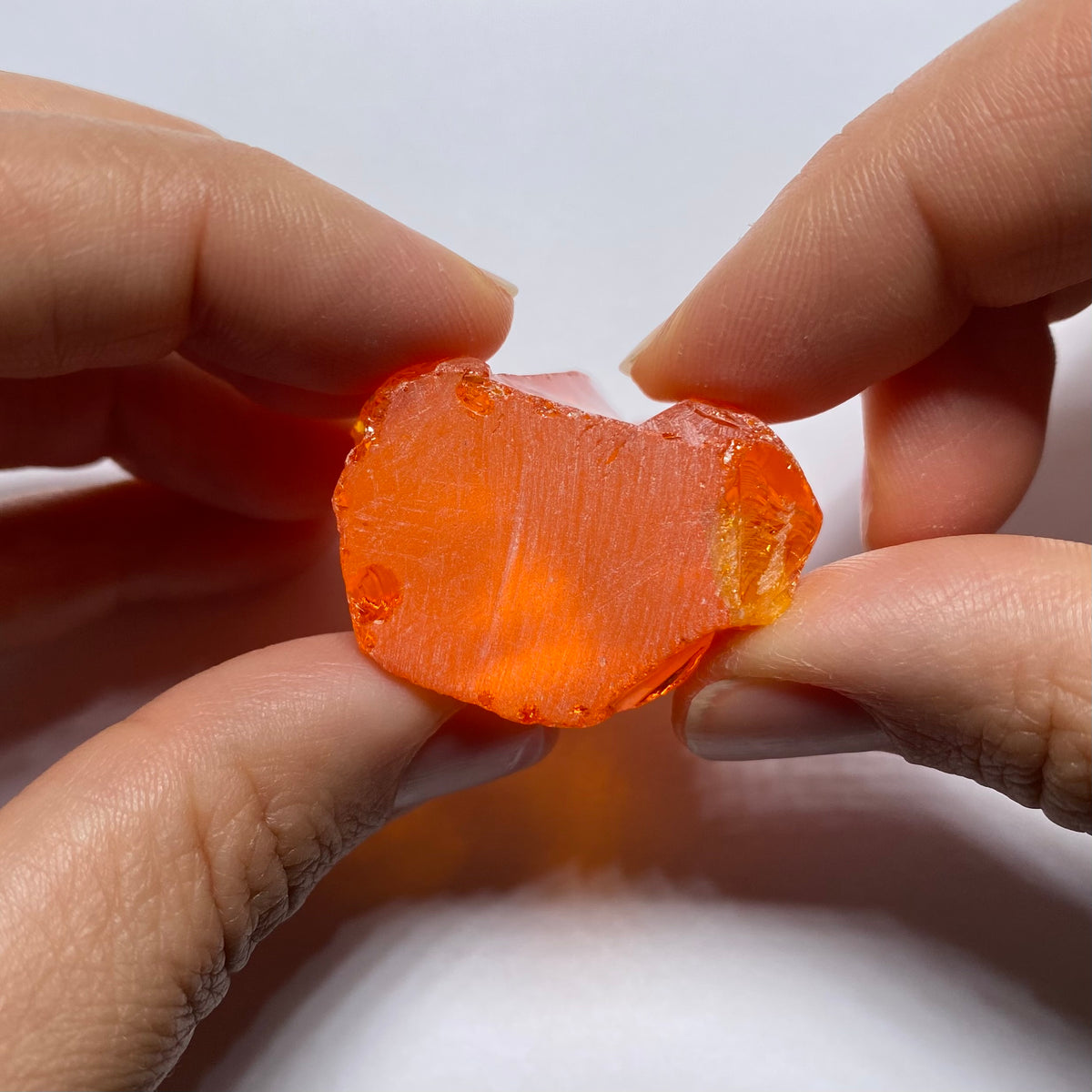 Medium Papaya Cubic Zirconia