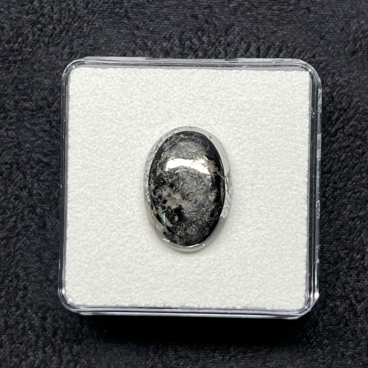 Silver/Cobalt Ore Cabochon