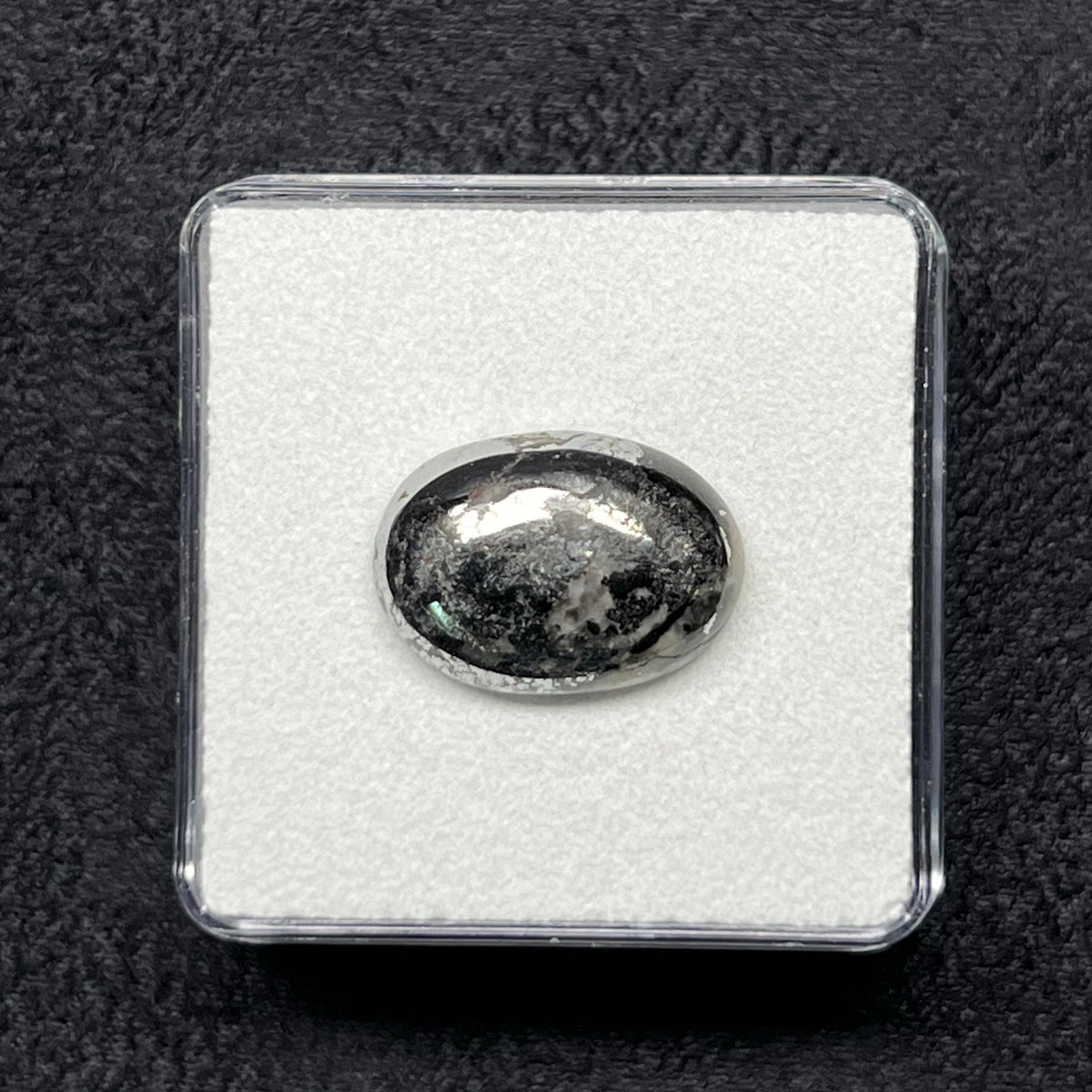 Silver/Cobalt Ore Cabochon