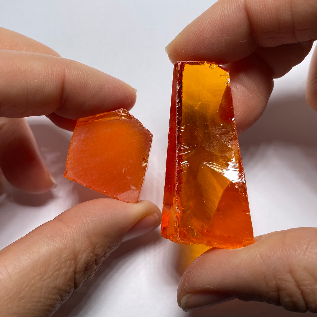 Medium Papaya Cubic Zirconia