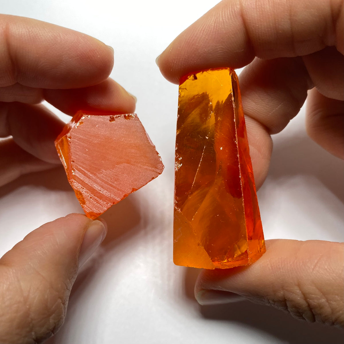 Medium Papaya Cubic Zirconia