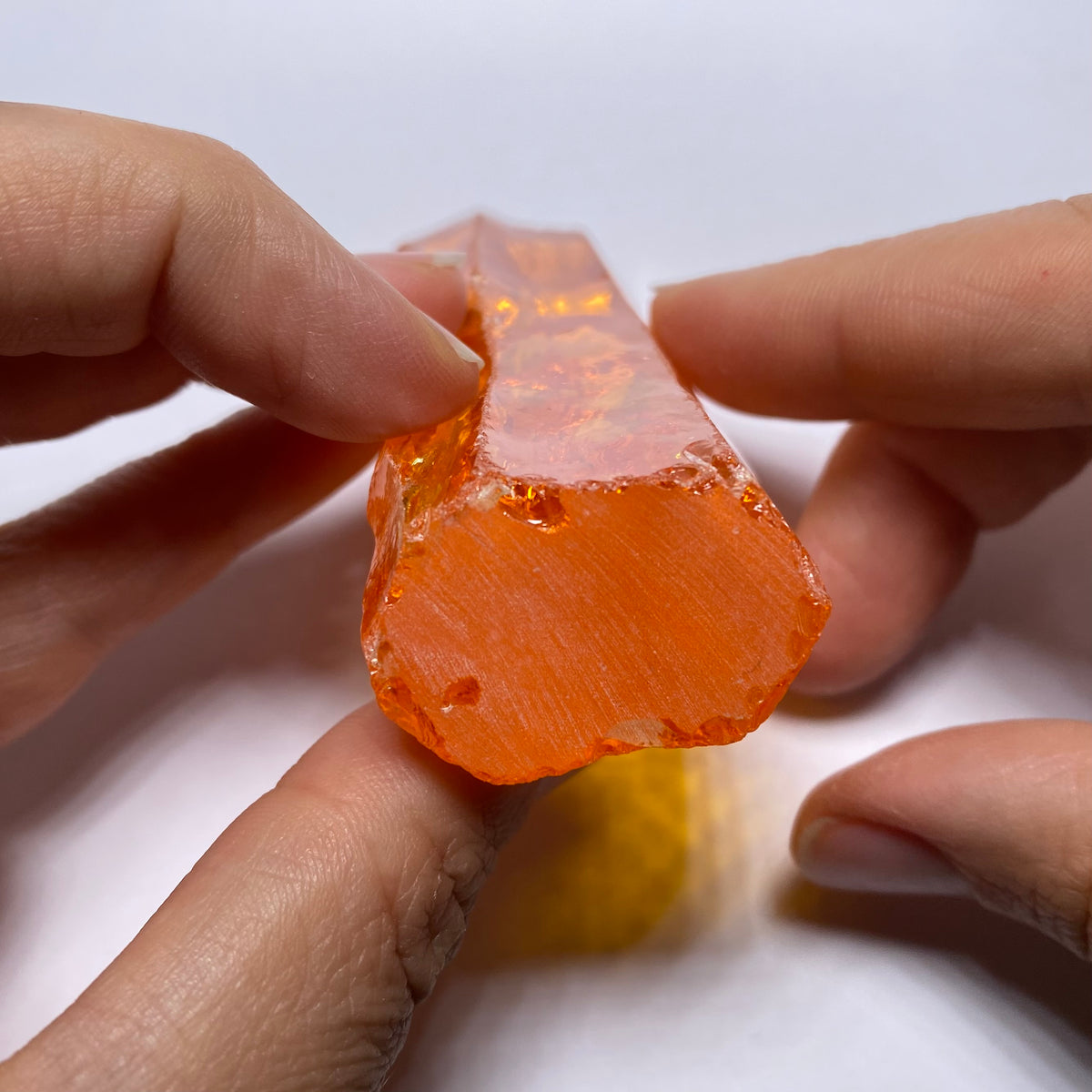 Medium Papaya Cubic Zirconia