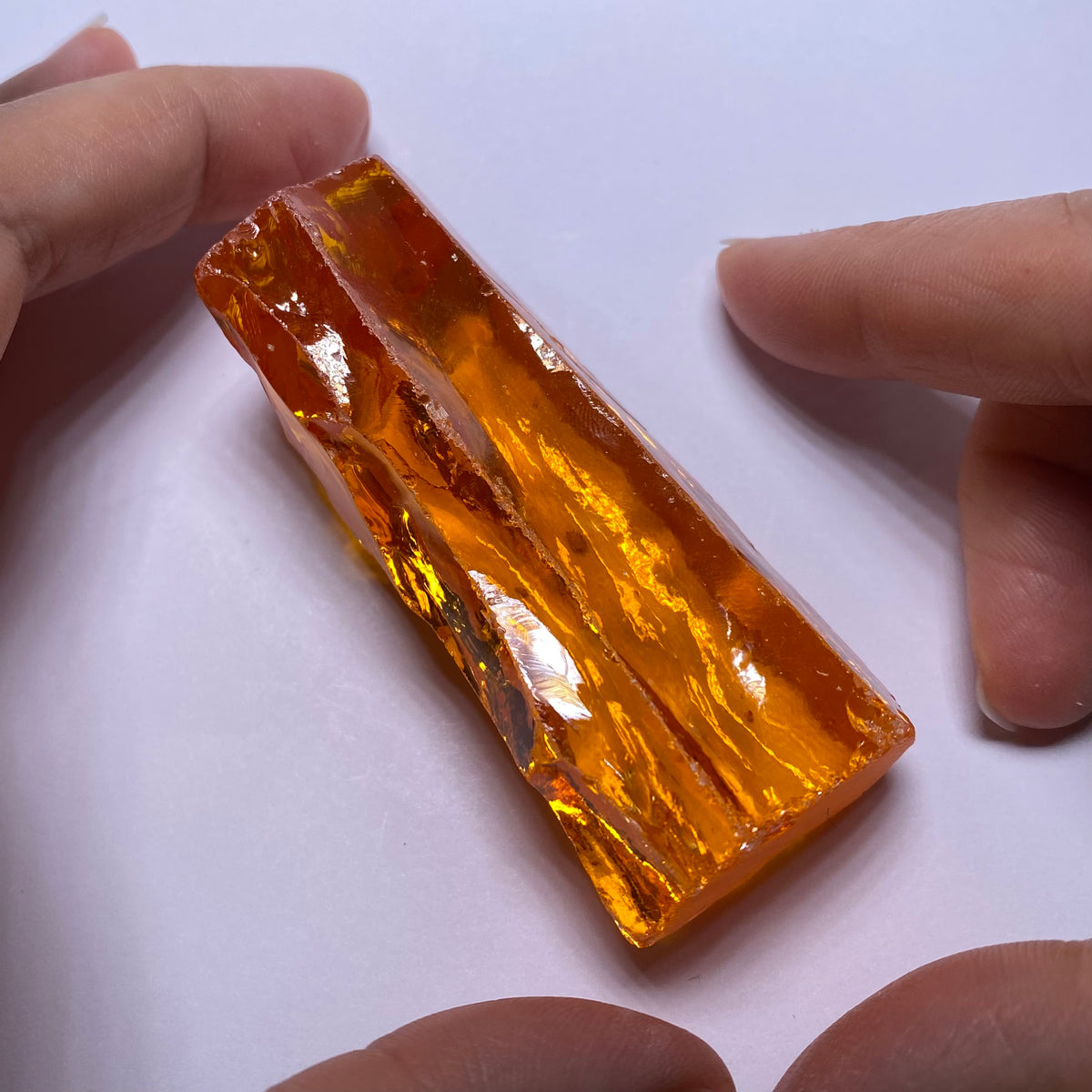 Medium Papaya Cubic Zirconia