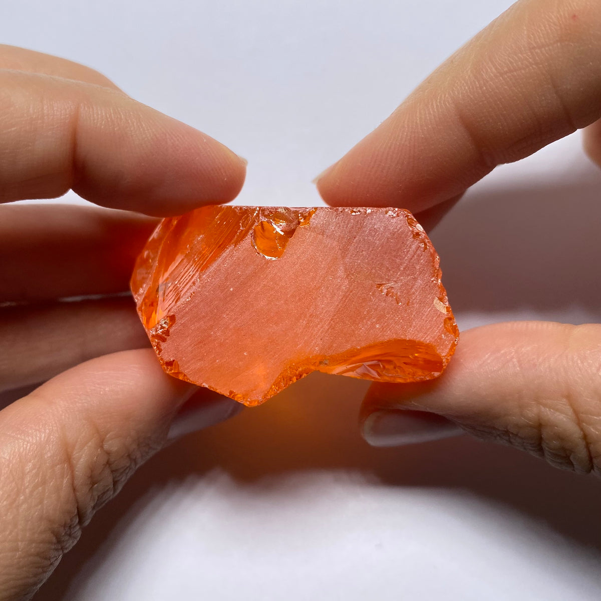 Medium Papaya Cubic Zirconia