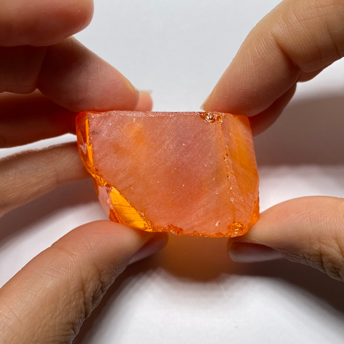 Medium Papaya Cubic Zirconia