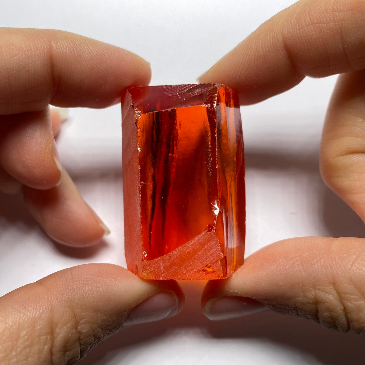 Medium Papaya Cubic Zirconia