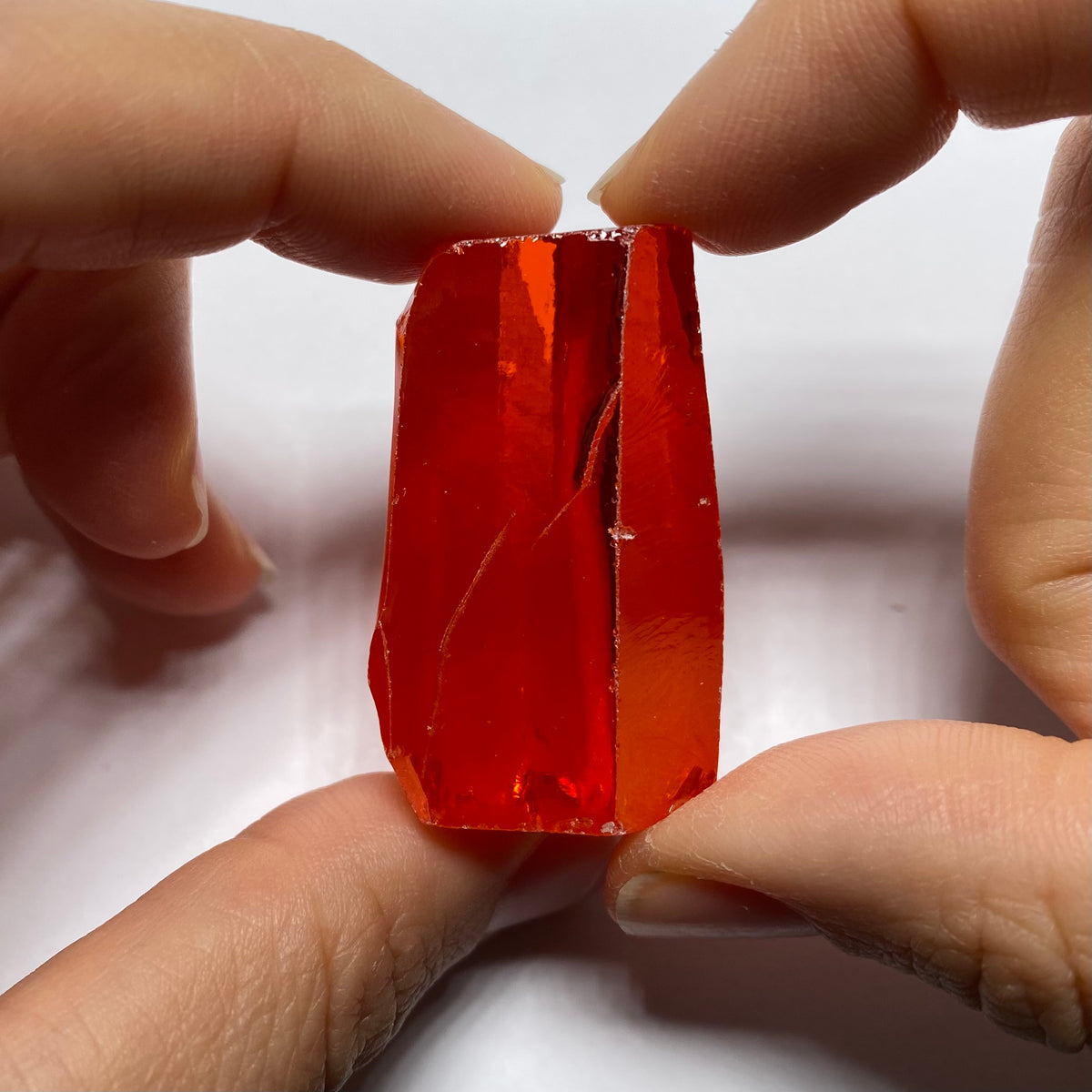 Medium Papaya Cubic Zirconia