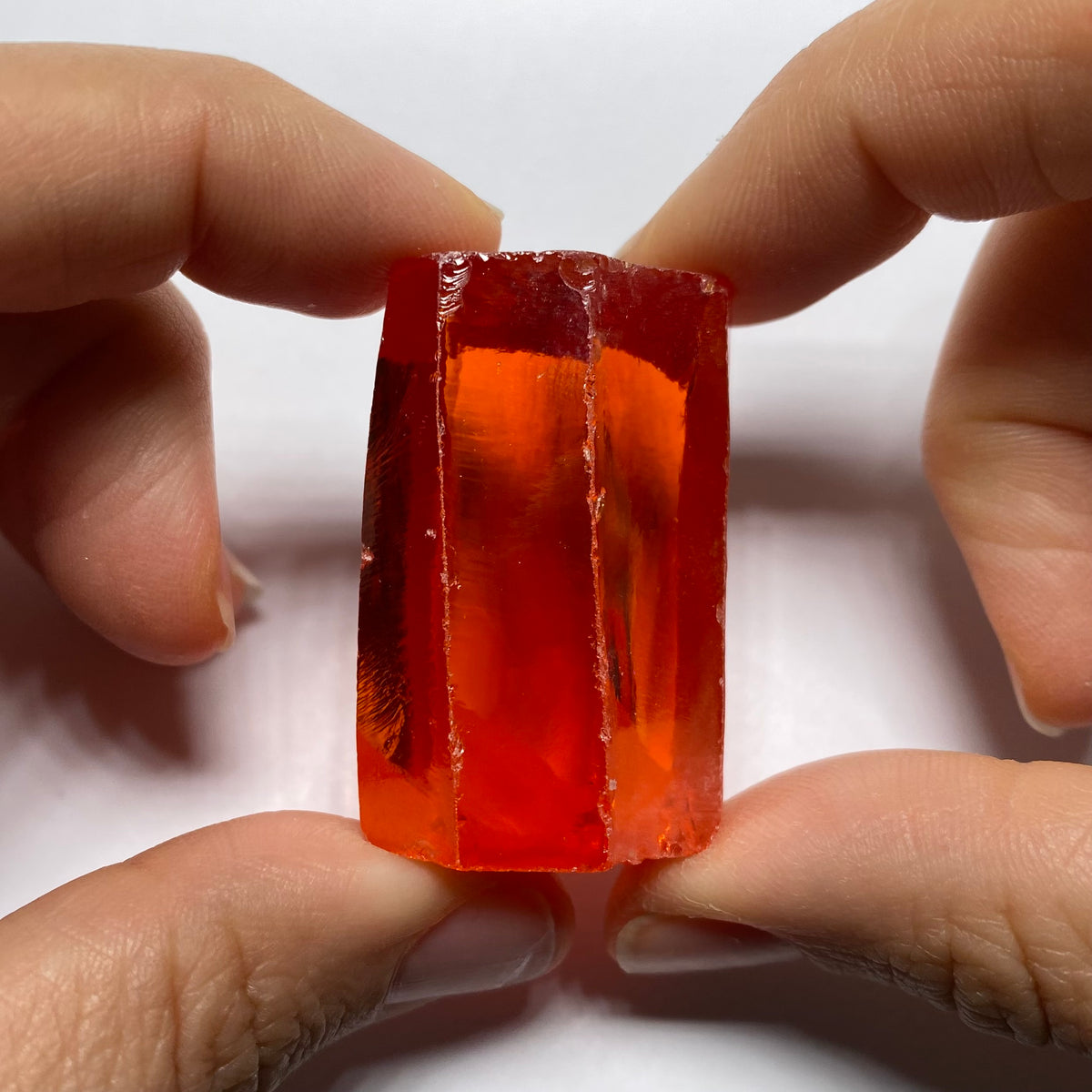 Medium Papaya Cubic Zirconia