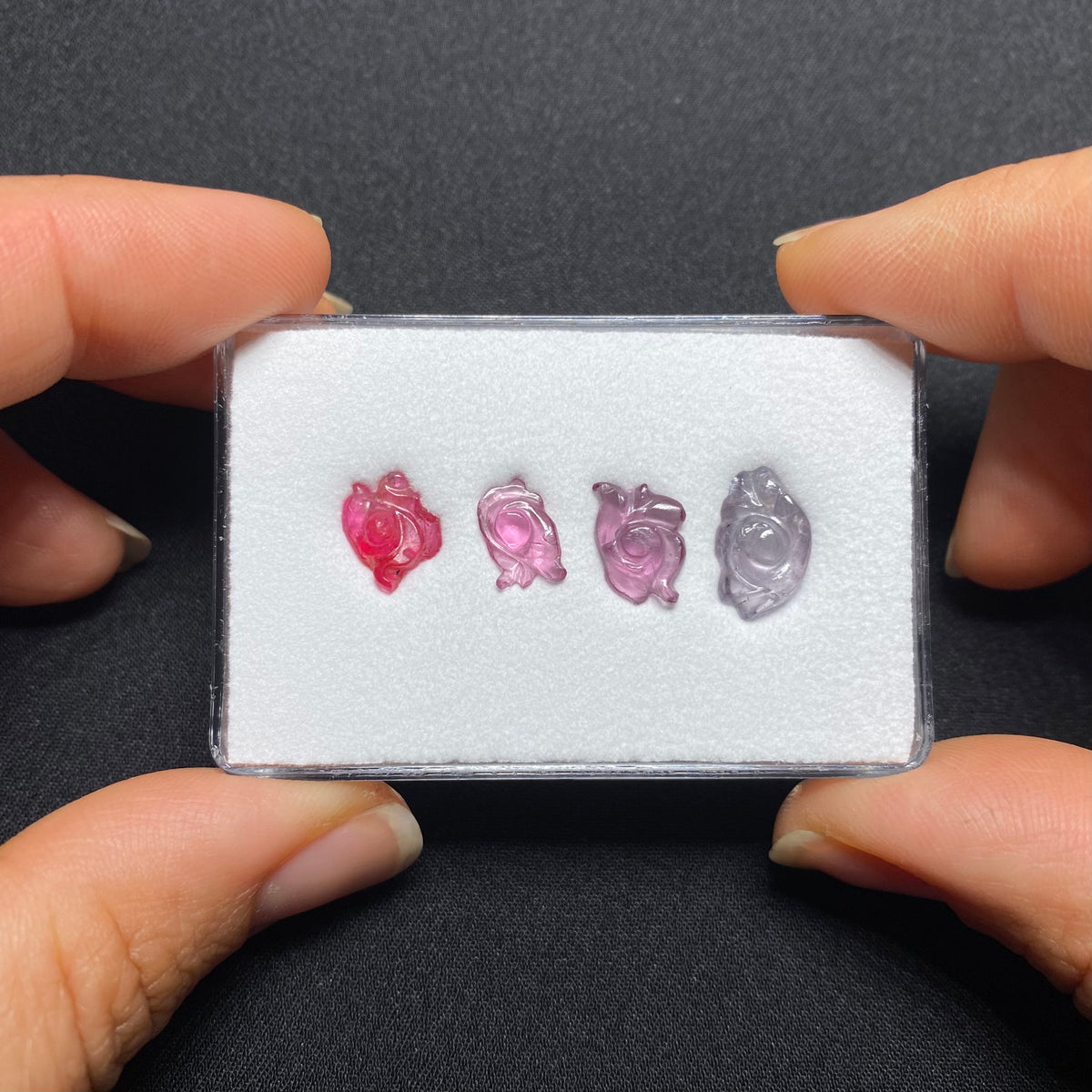 Burmese Spinel Carvings