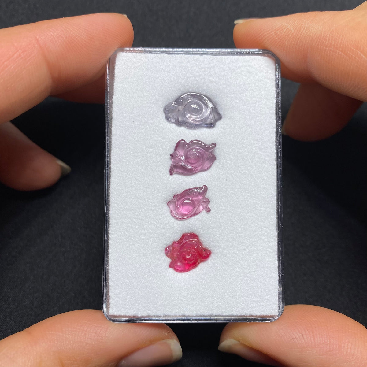 Burmese Spinel Carvings