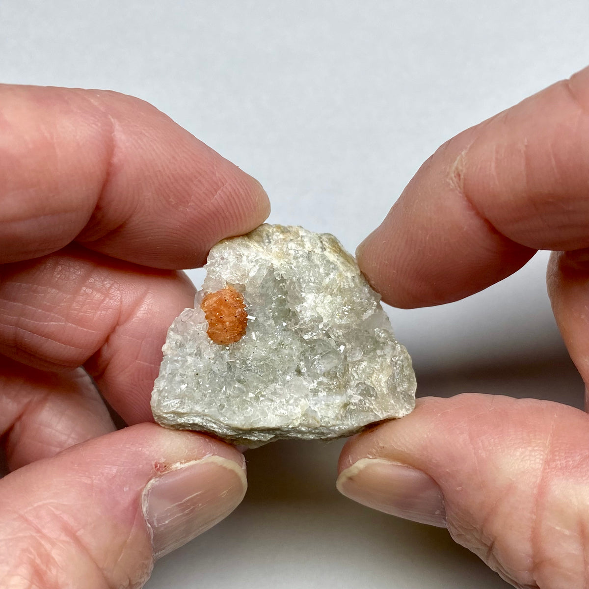 Rhodochrosite Crystal on matrix -  Foote Mine, North Carolina, USA,