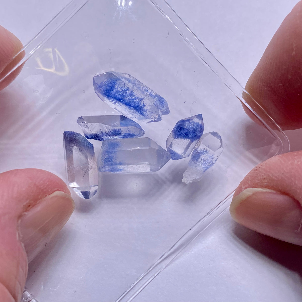 Dumortierite in Quartz - Brazil