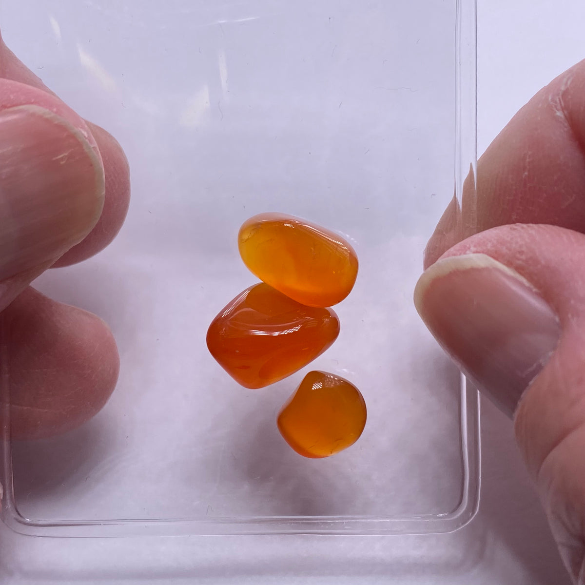 Orange Chalcedony - Namibia