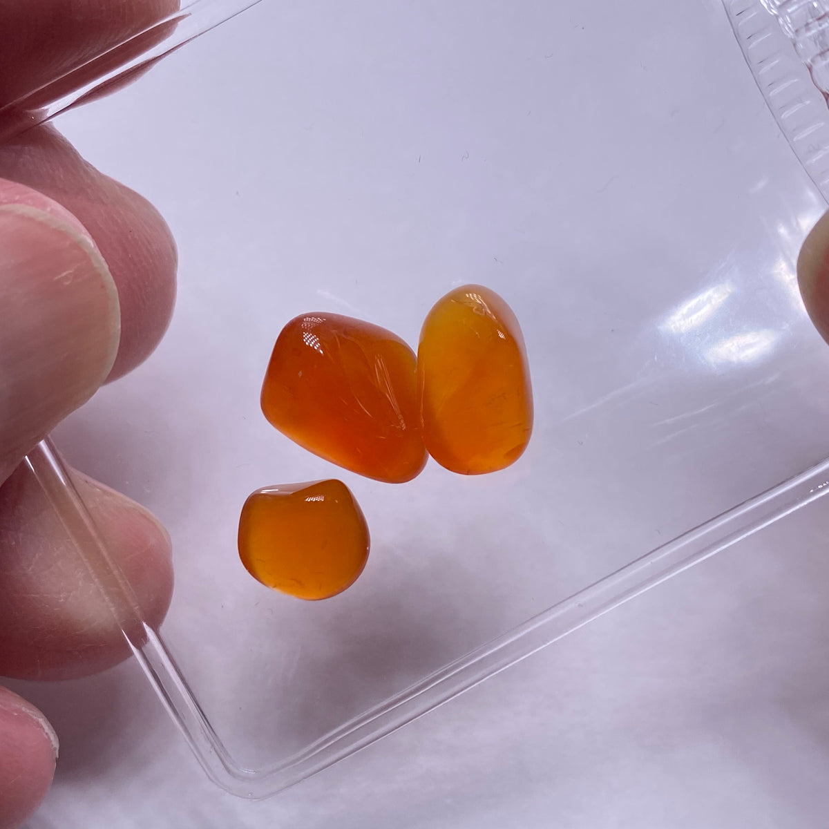 Orange Chalcedony - Namibia