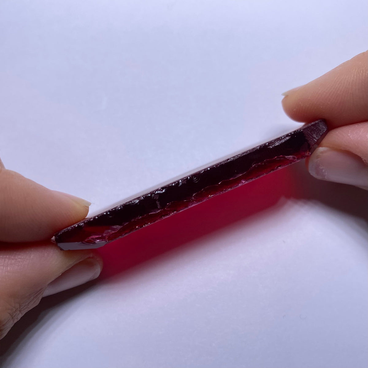 Bixbite (Red Beryl) Synthetic