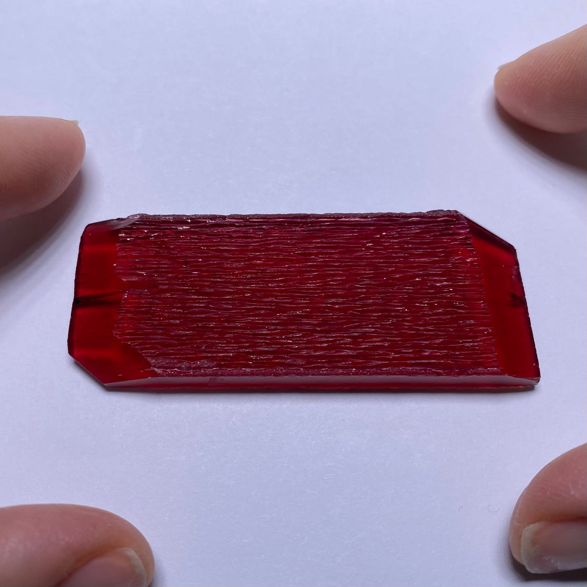 Bixbite (Red Beryl) Synthetic