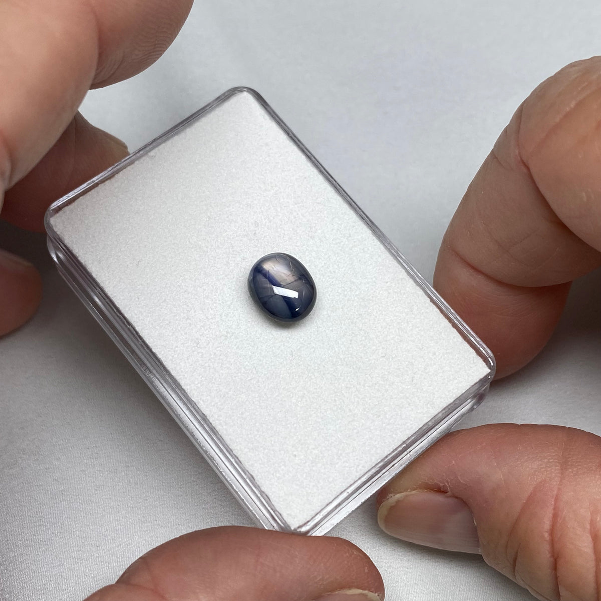 Silver &amp; Blue Silky Sapphire - Vietnam