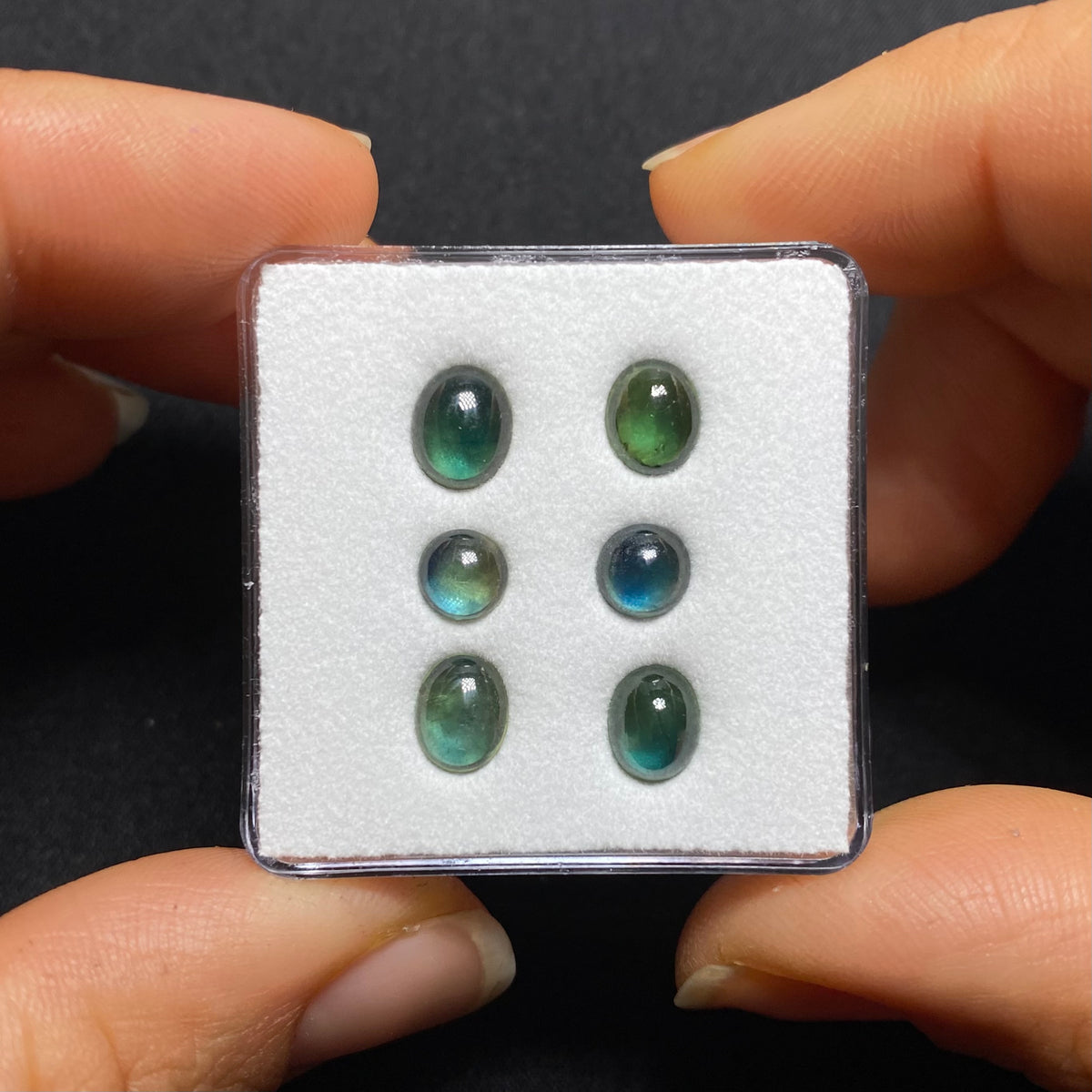 Parti Sapphire Cabochons