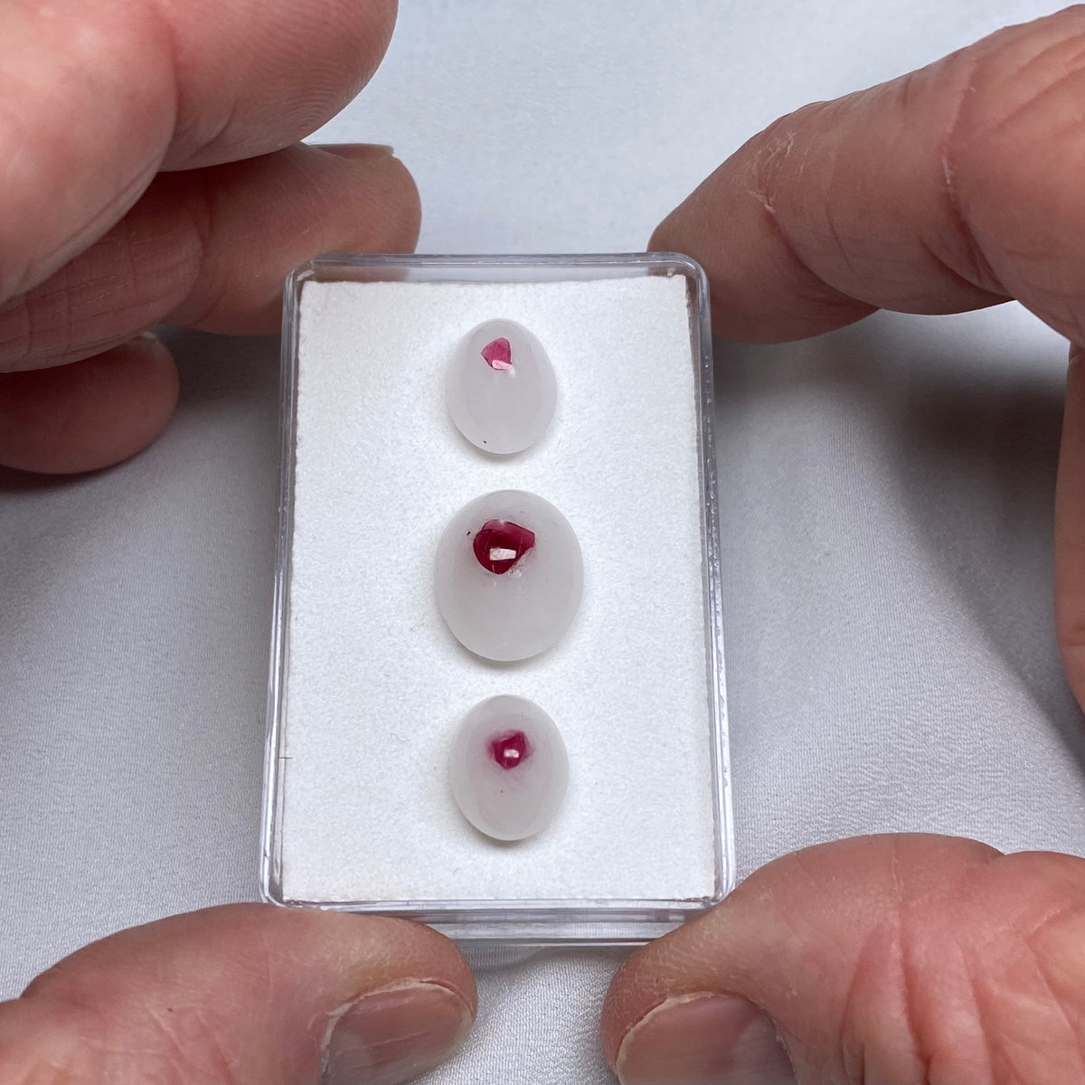 Spinel in Marble - Mogok, Myanmar (Burma)