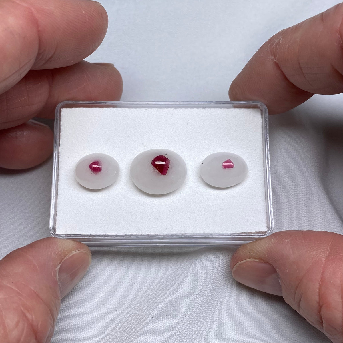 Spinel in Marble - Mogok, Myanmar (Burma)