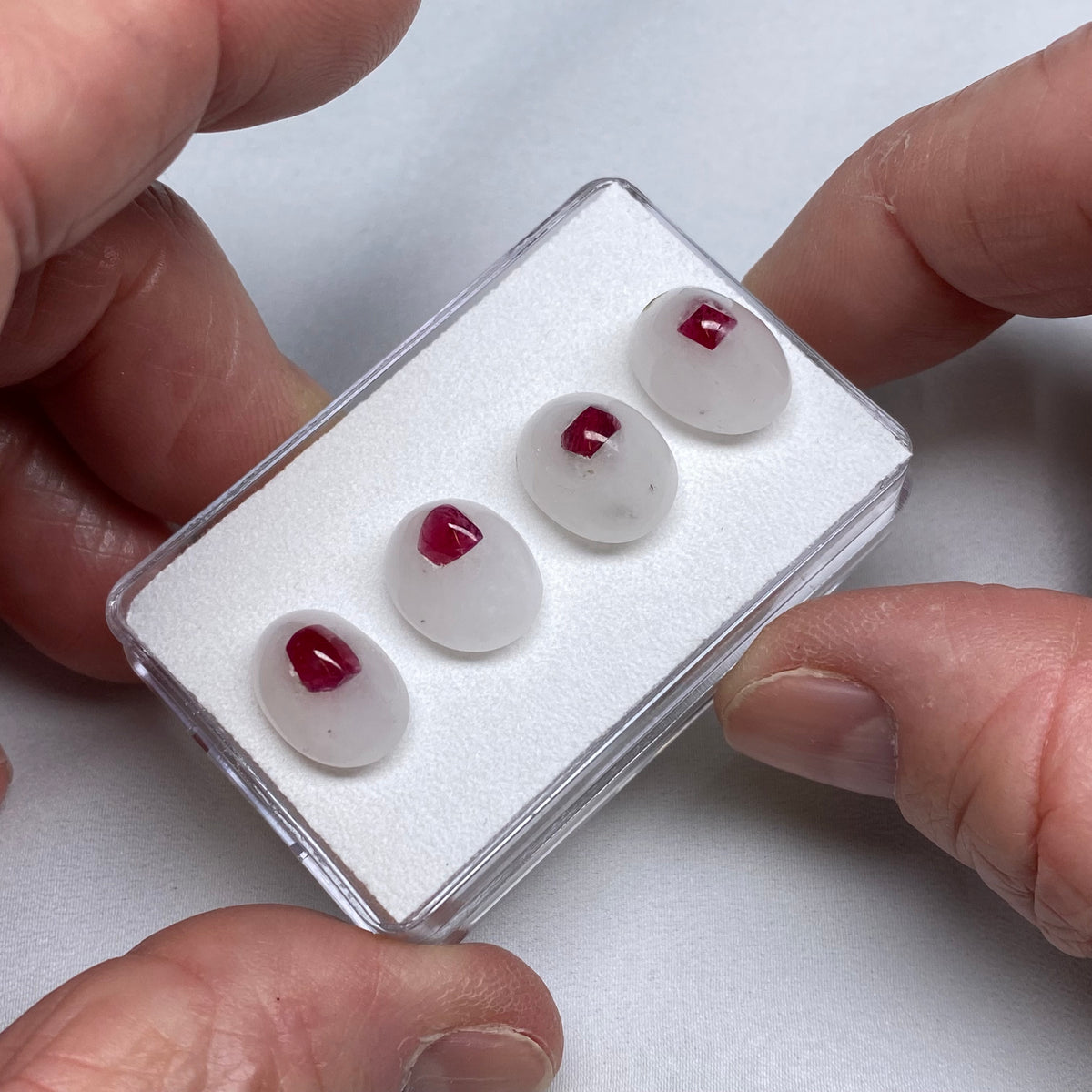 Spinel in Marble - Mogok, Myanmar (Burma)