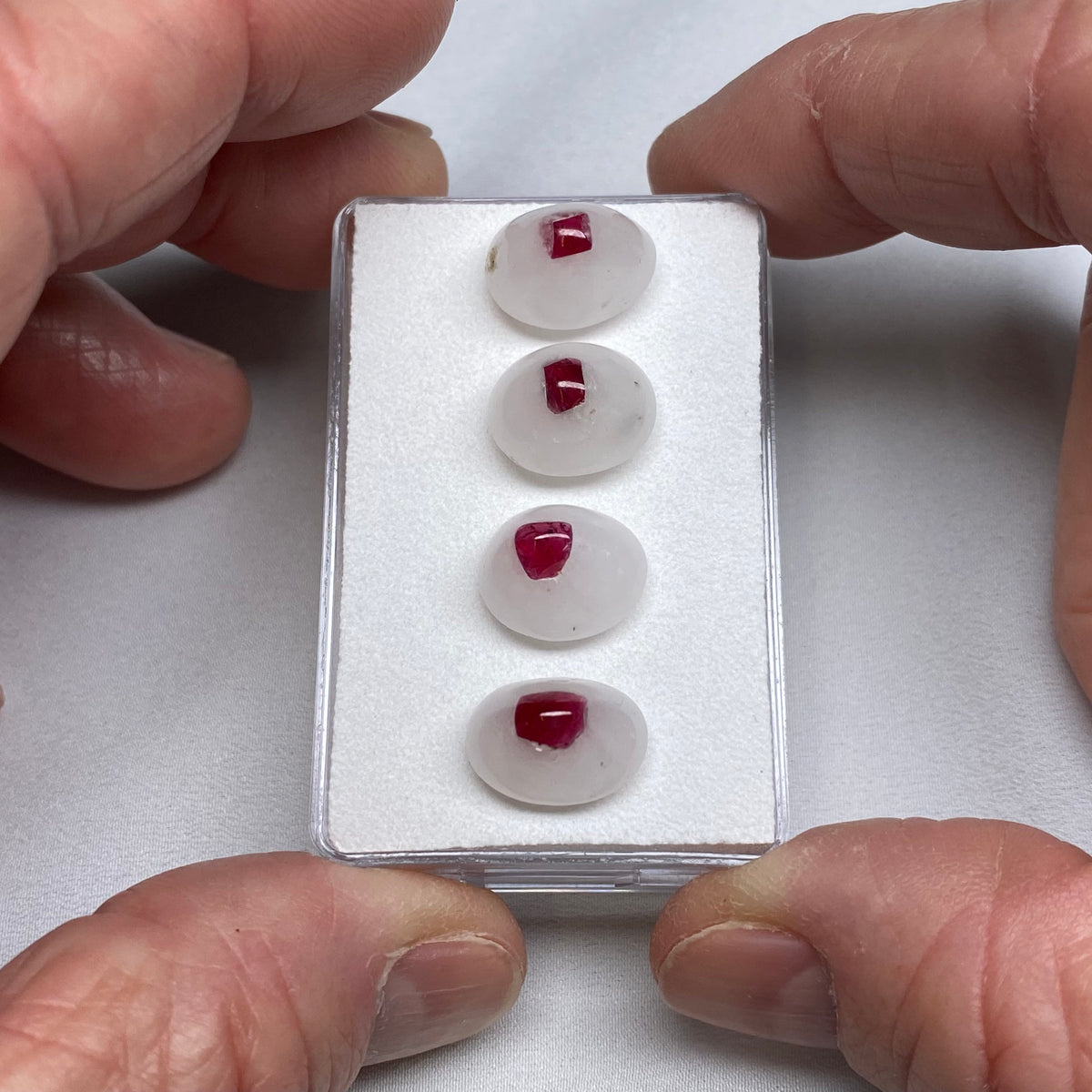 Spinel in Marble - Mogok, Myanmar (Burma)