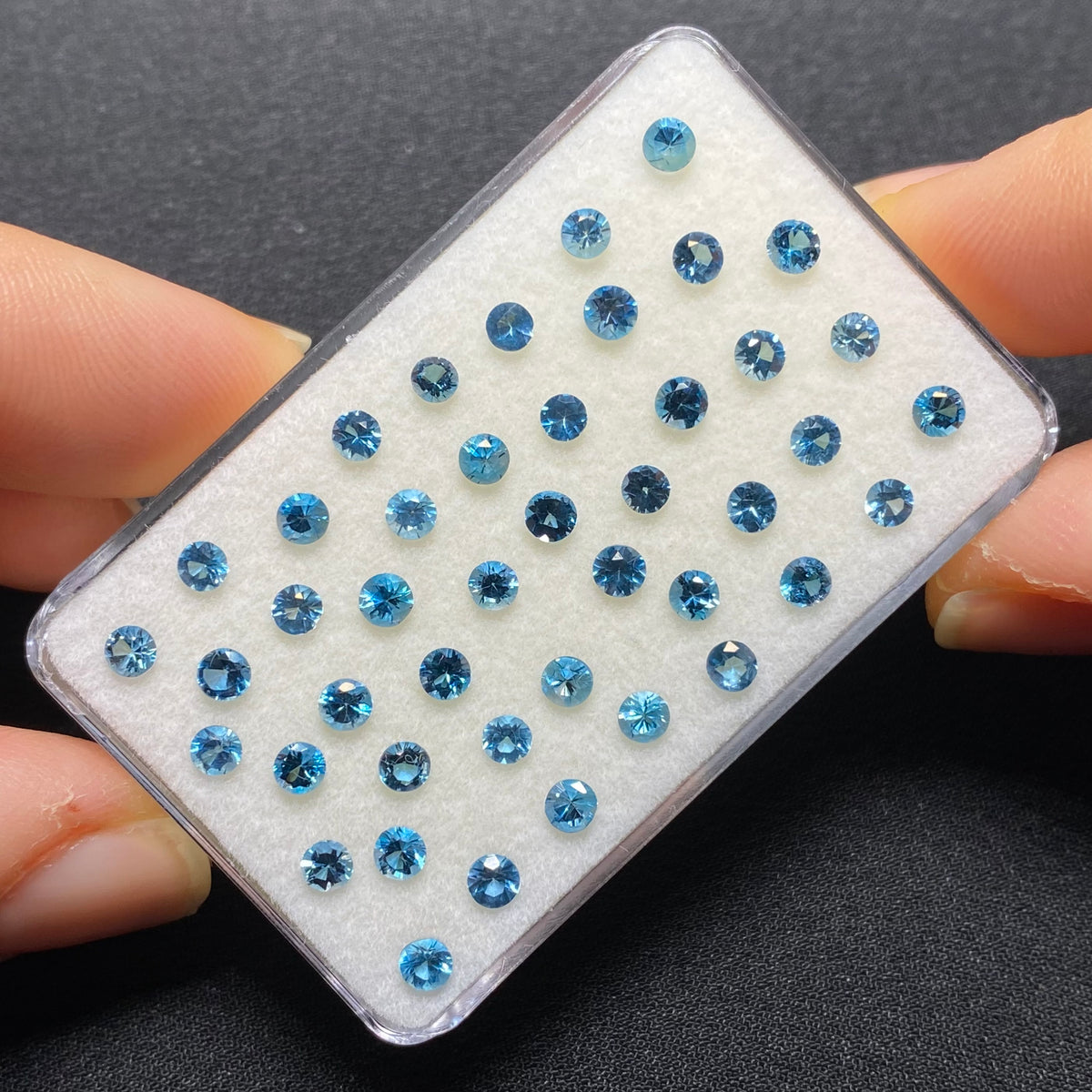 Blue Topaz Melee Set - Brazil