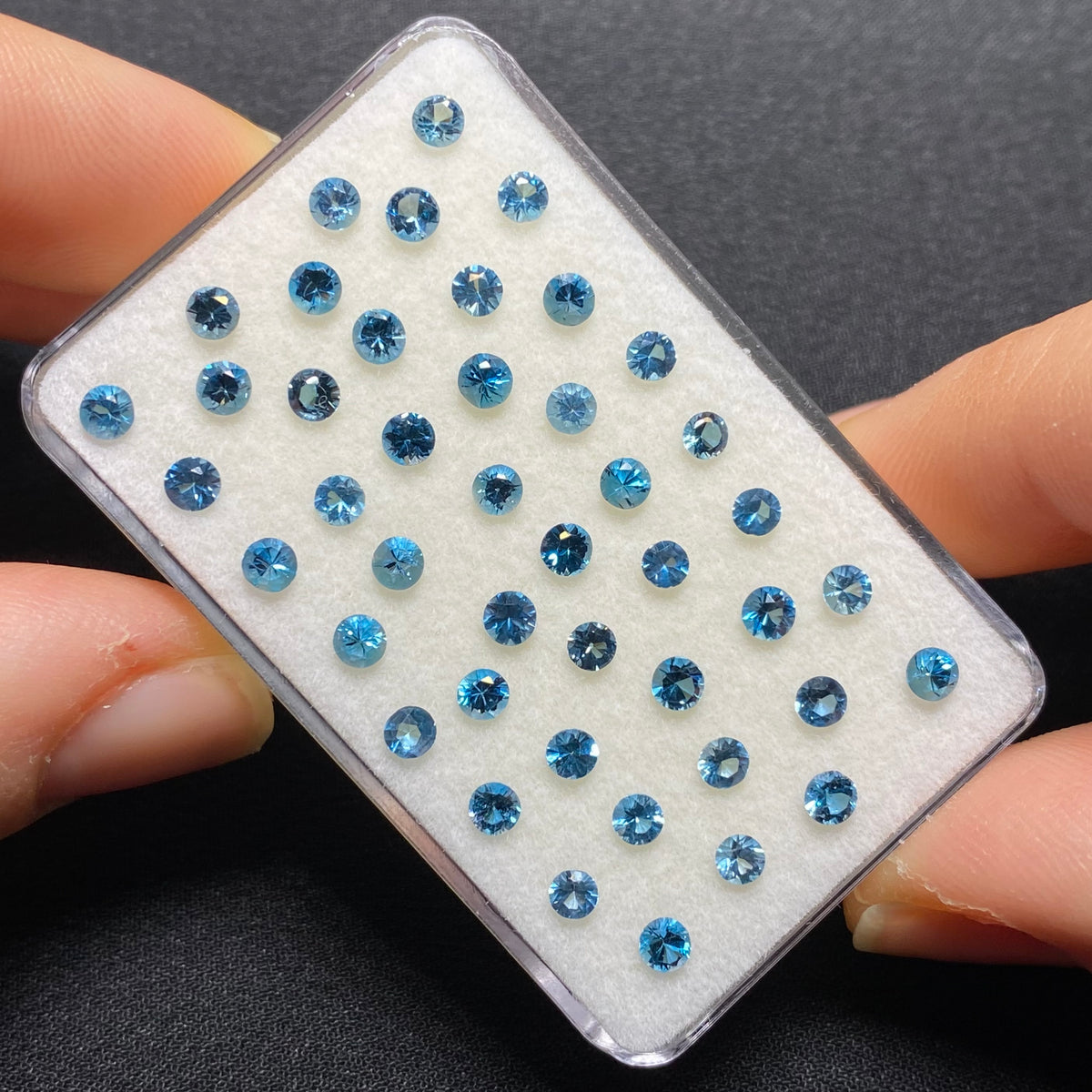Blue Topaz Melee Set - Brazil