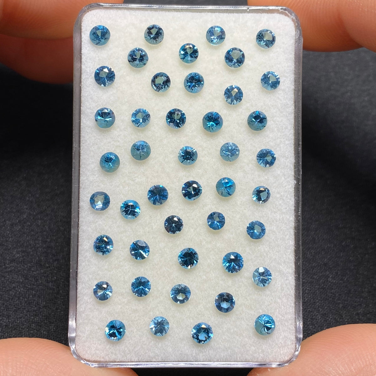 Blue Topaz Melee Set - Brazil