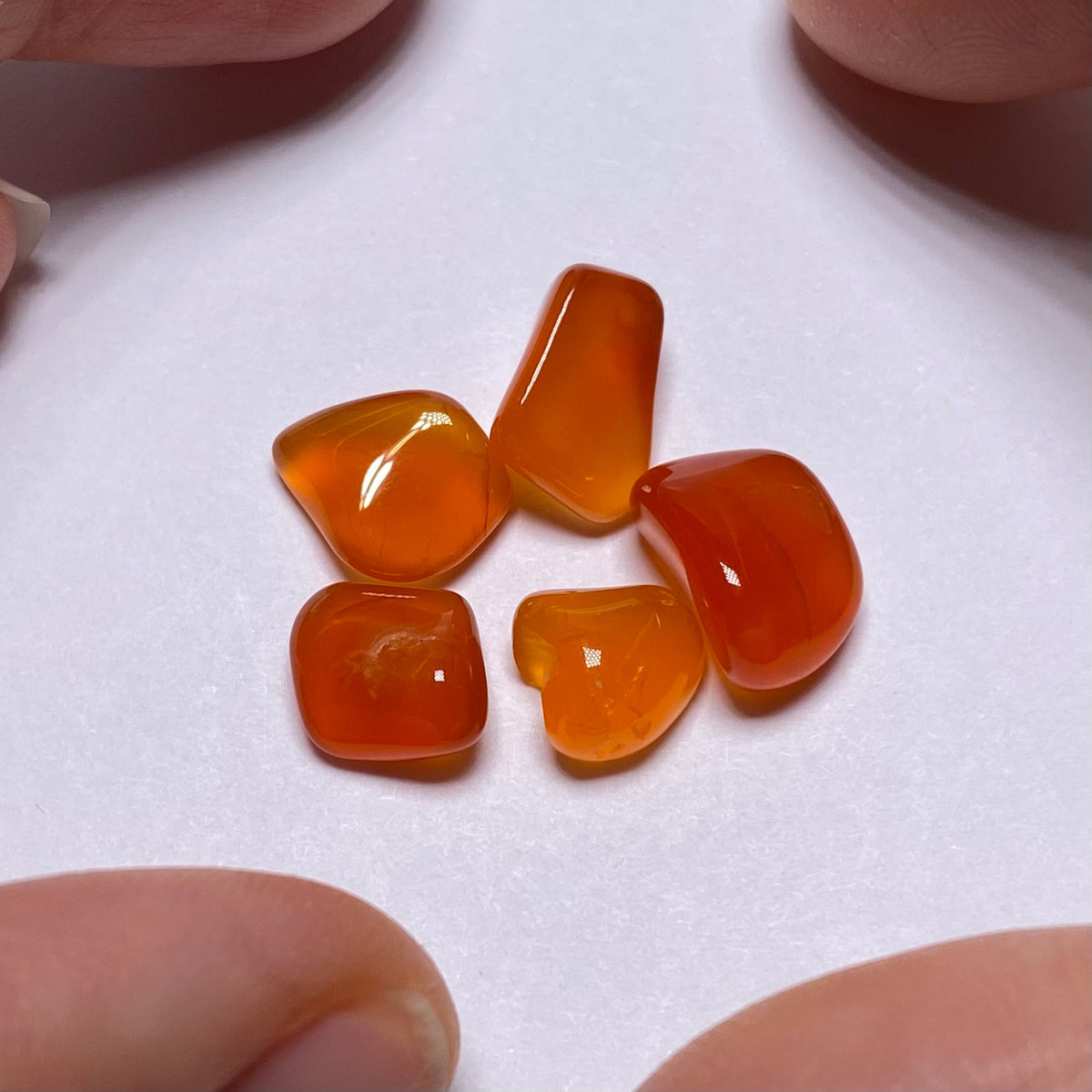 Orange Chalcedony - Namibia