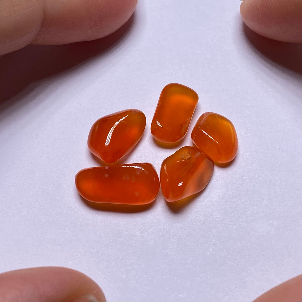 Orange Chalcedony - Namibia