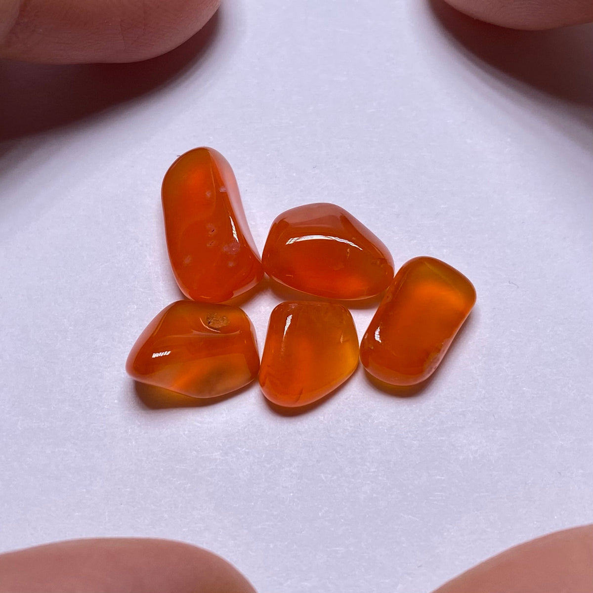 Orange Chalcedony - Namibia