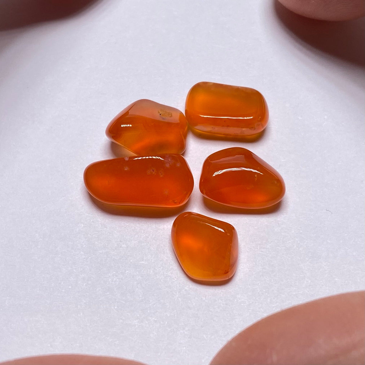 Orange Chalcedony - Namibia