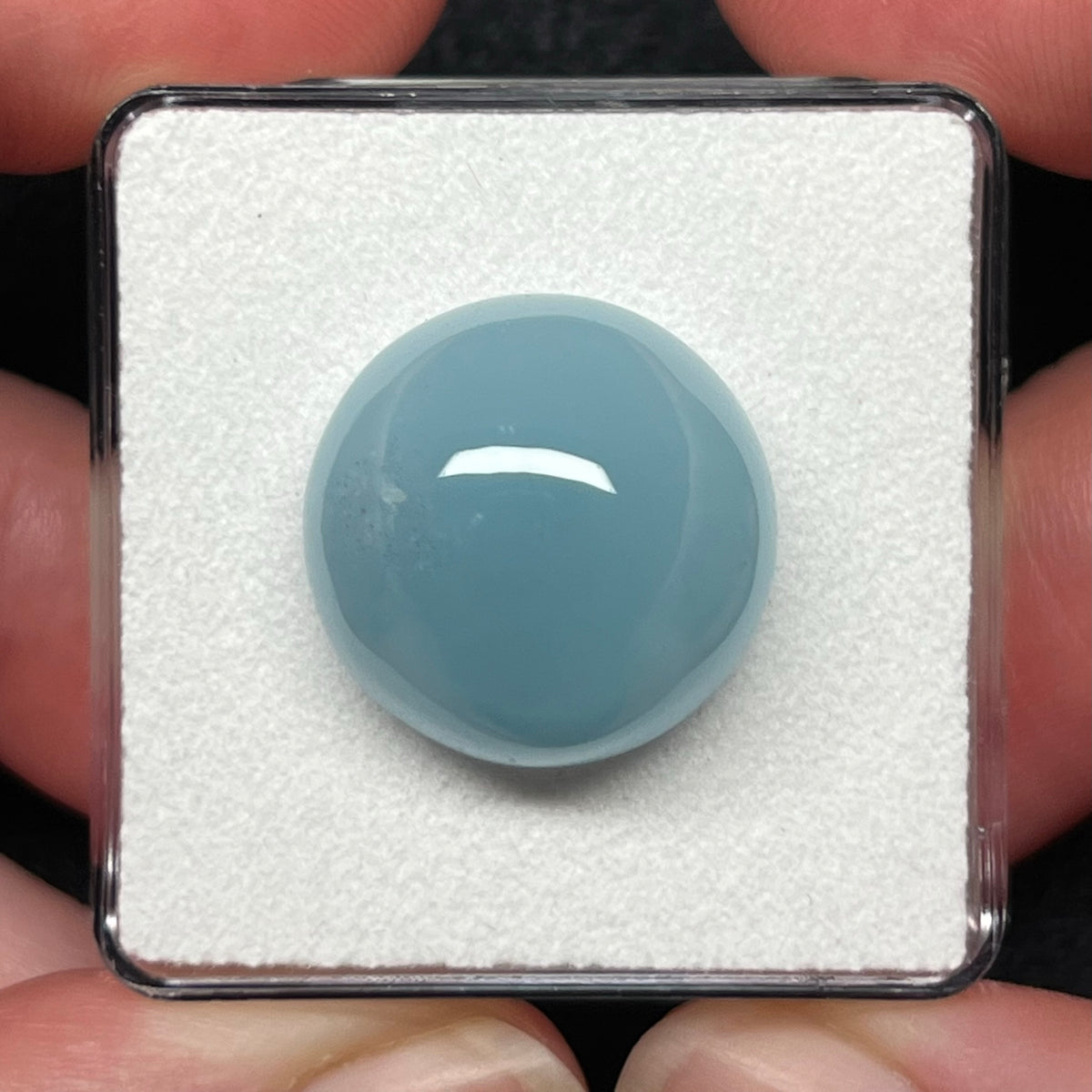 Silky Aquamarine Cabochon