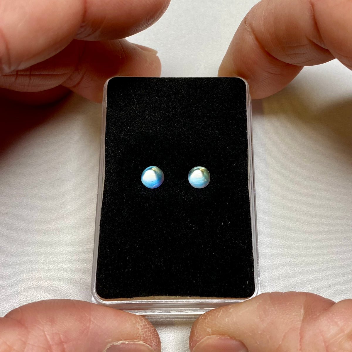 Rainbow Moonstone Pair - Burma