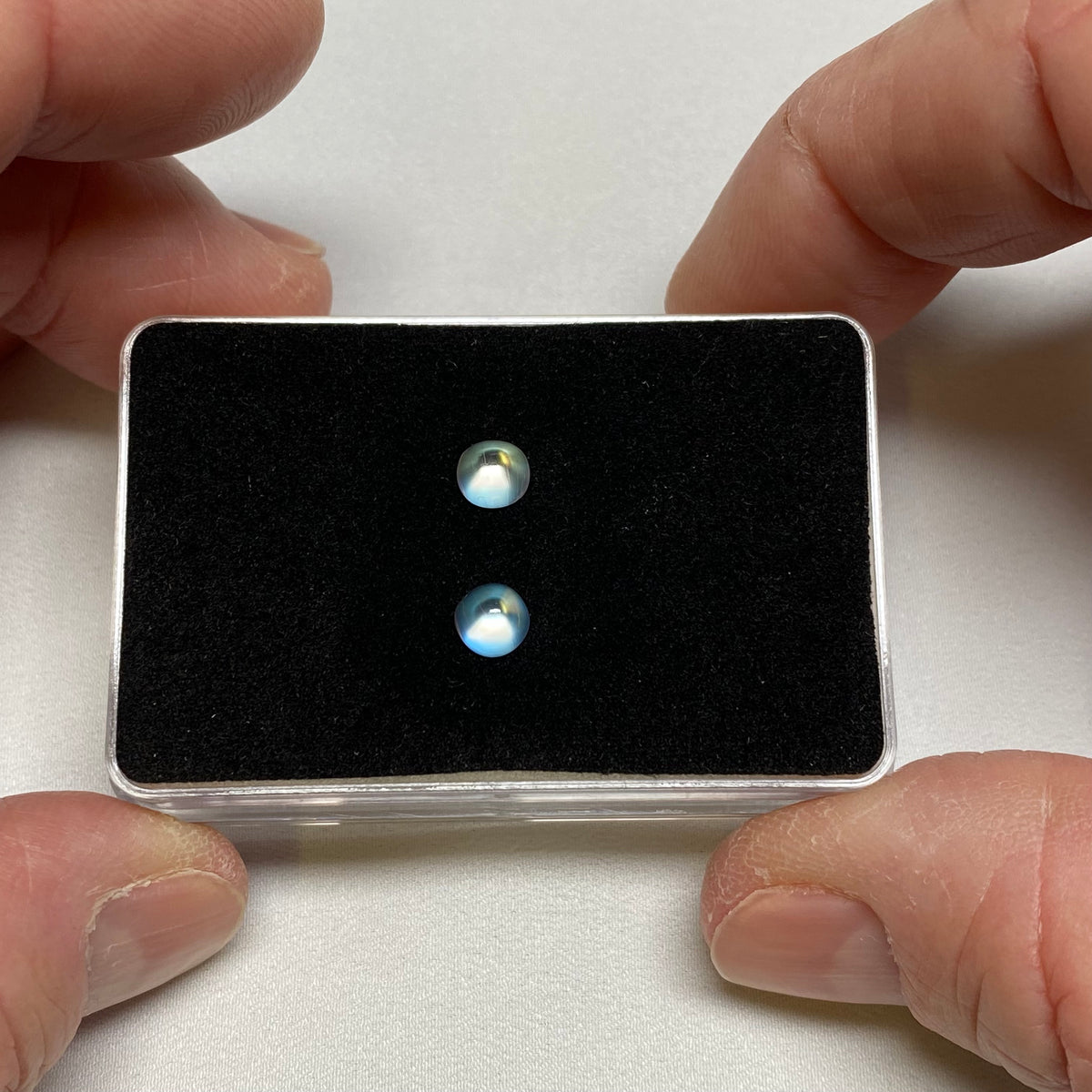 Rainbow Moonstone Pair - Burma