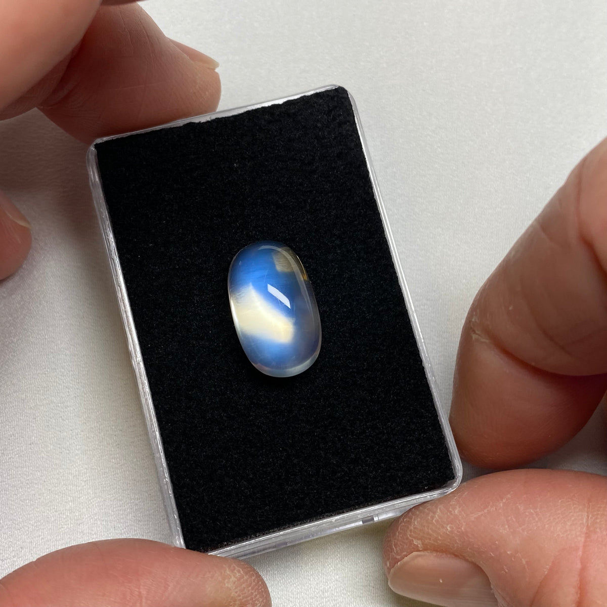 Blue Burmese Moonstone