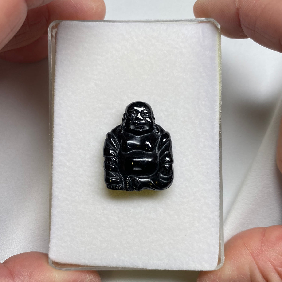 Black Spinel Buddha