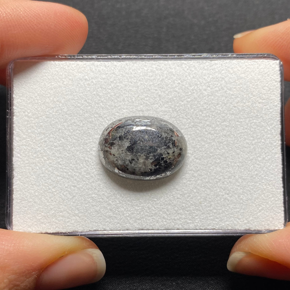 Silver/Cobalt Ore Cabochon