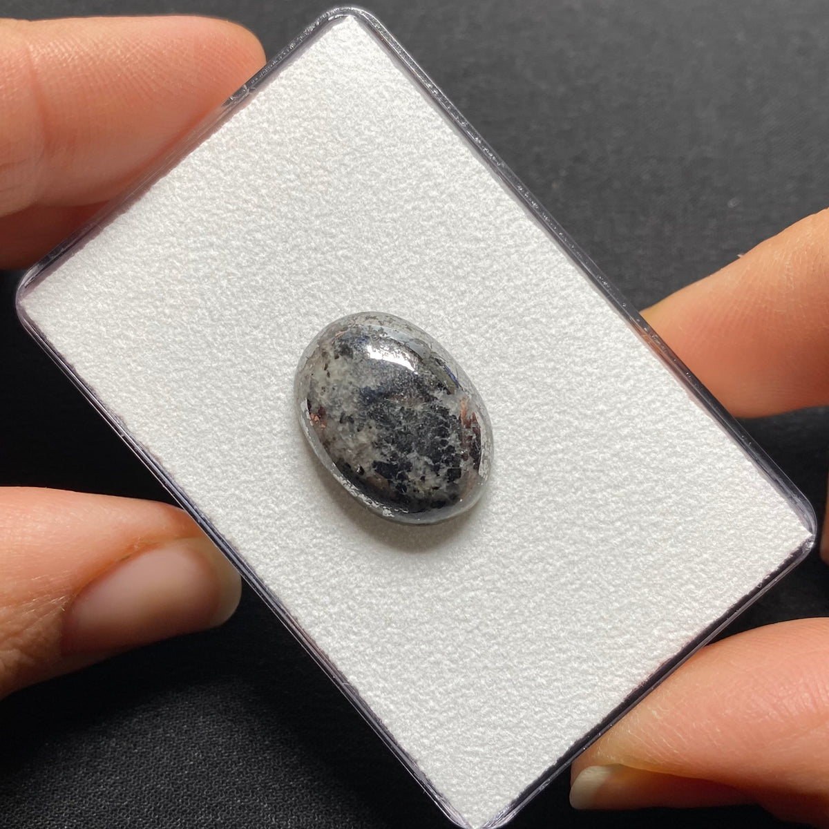 Silver/Cobalt Ore Cabochon