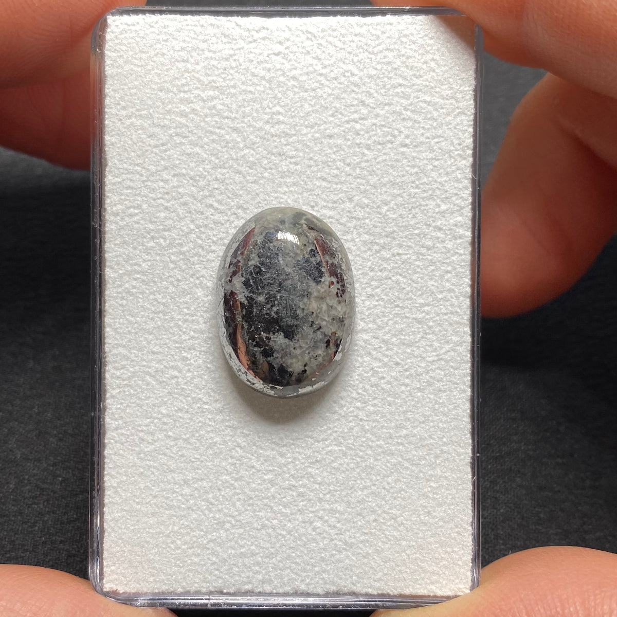 Silver/Cobalt Ore Cabochon