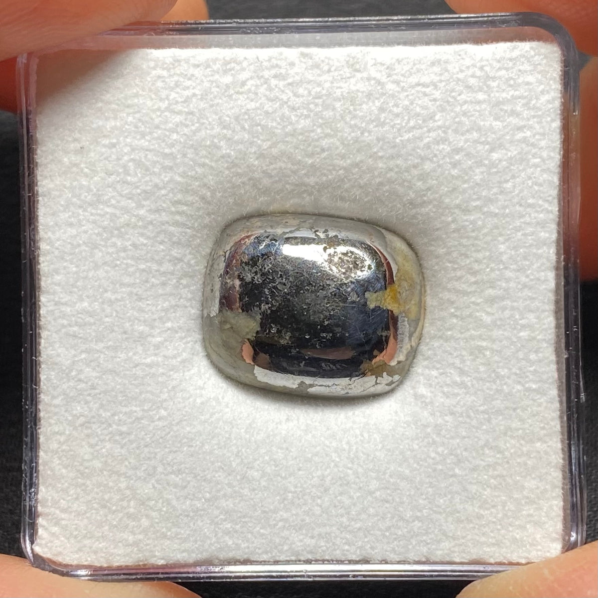 Silver/Cobalt Ore Cabochon