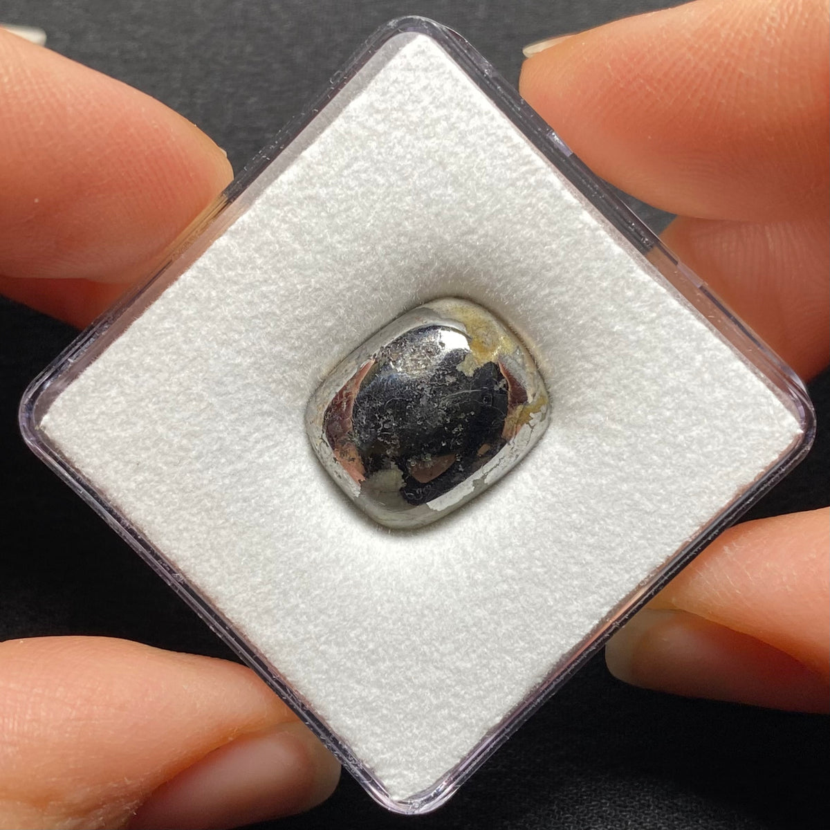 Silver/Cobalt Ore Cabochon