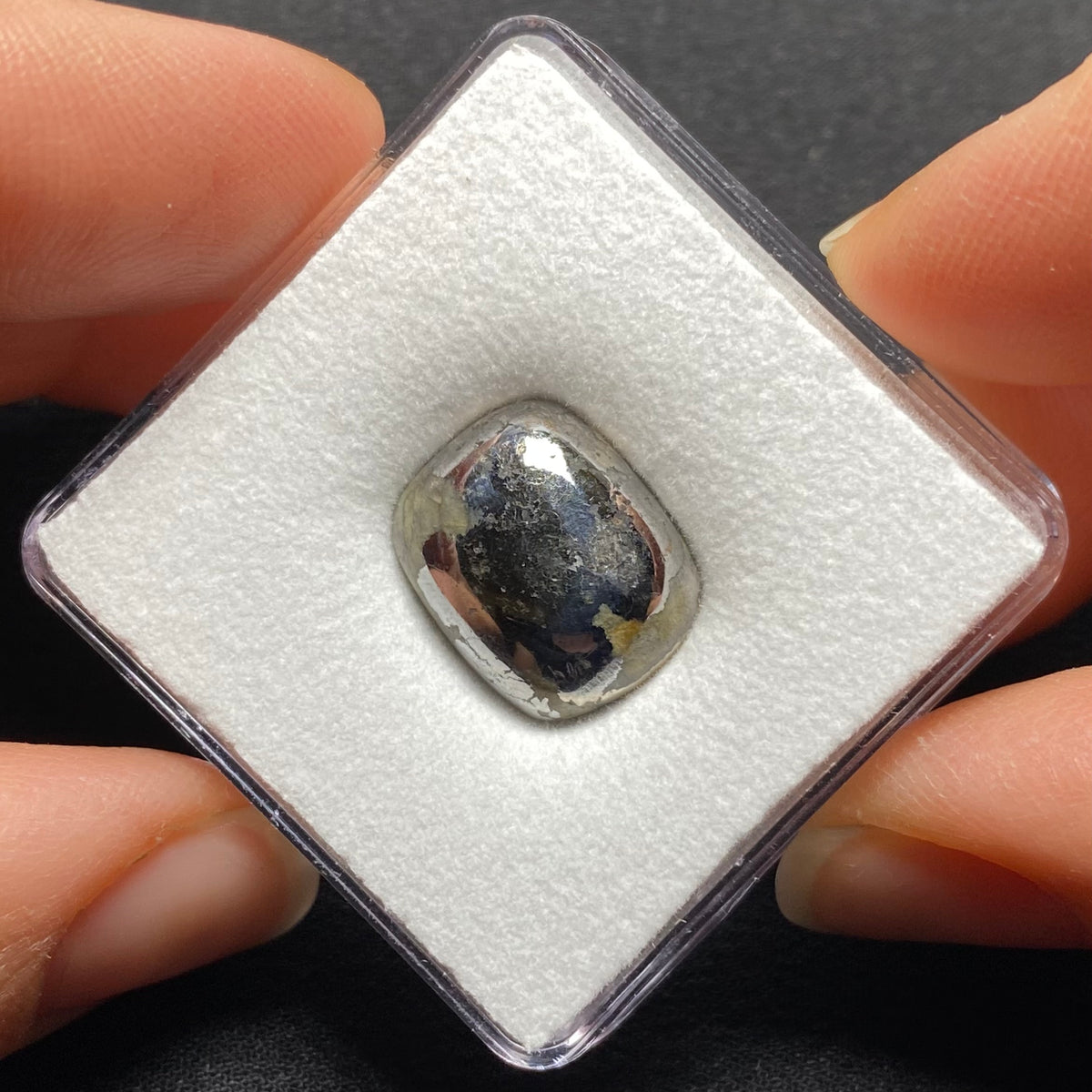 Silver/Cobalt Ore Cabochon