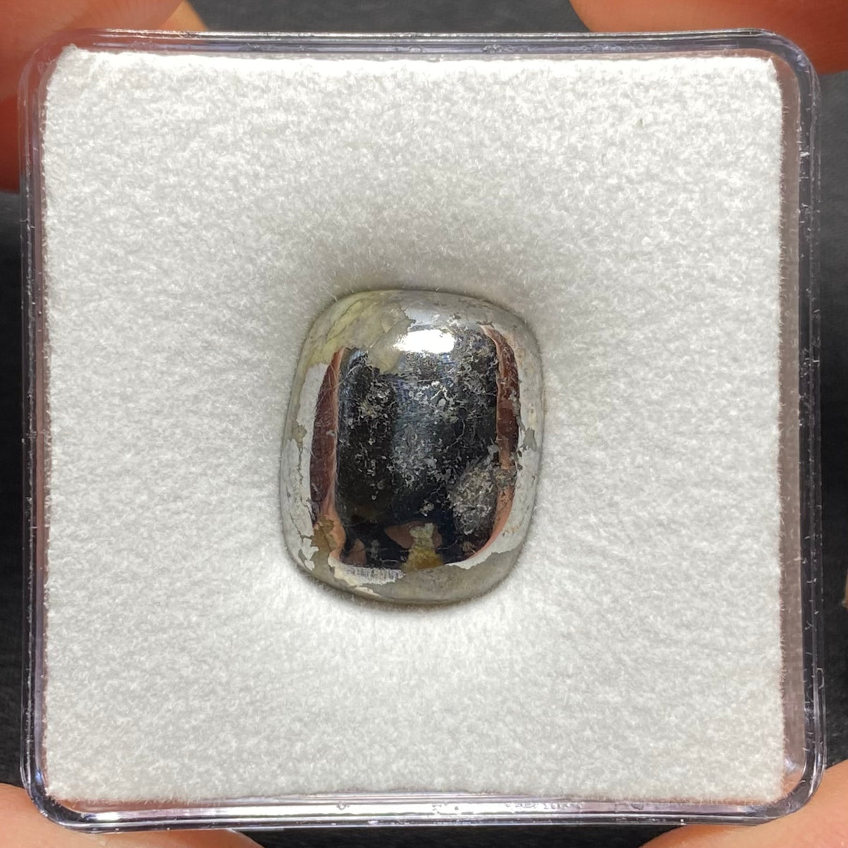 Silver/Cobalt Ore Cabochon