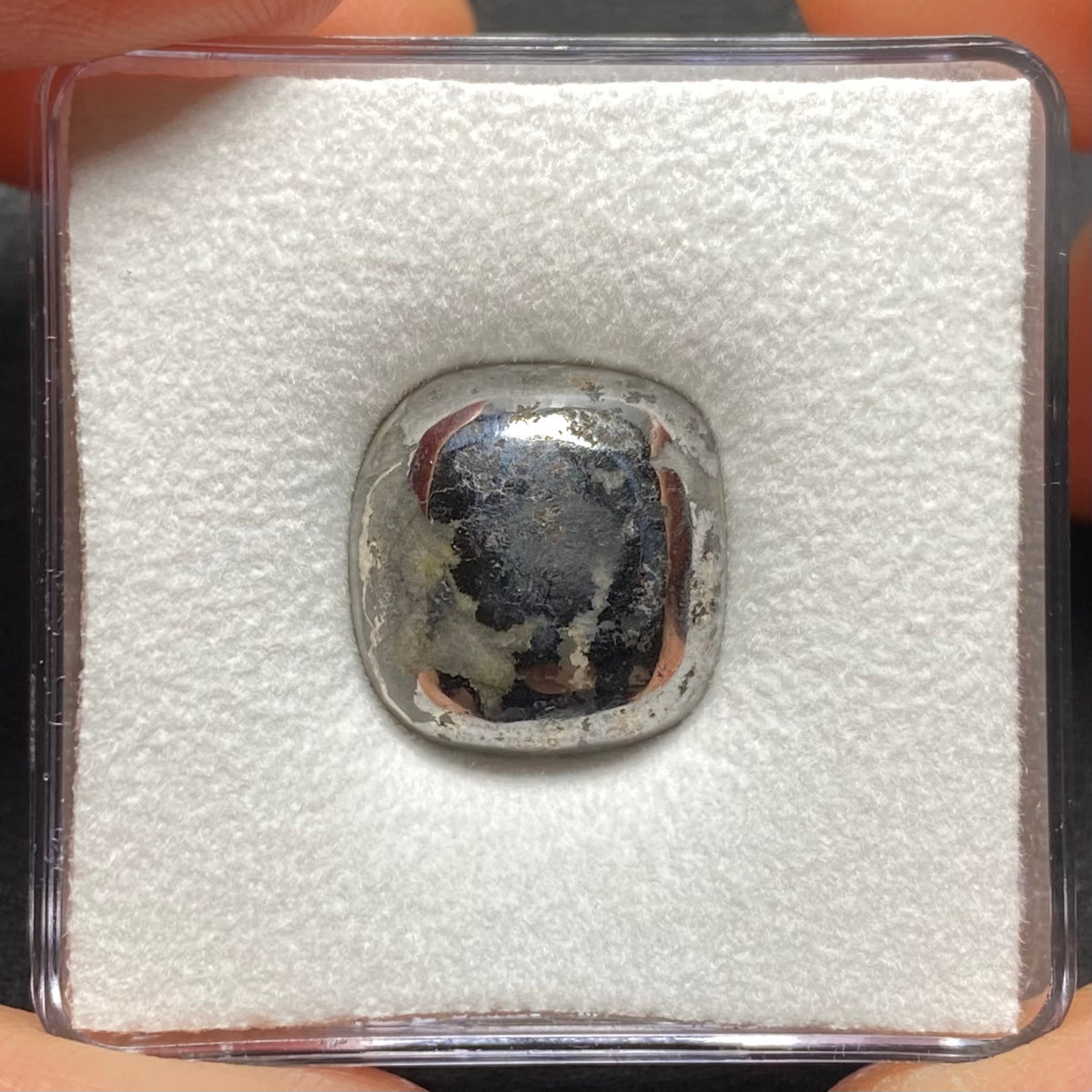 Silver/Cobalt Ore Cabochon